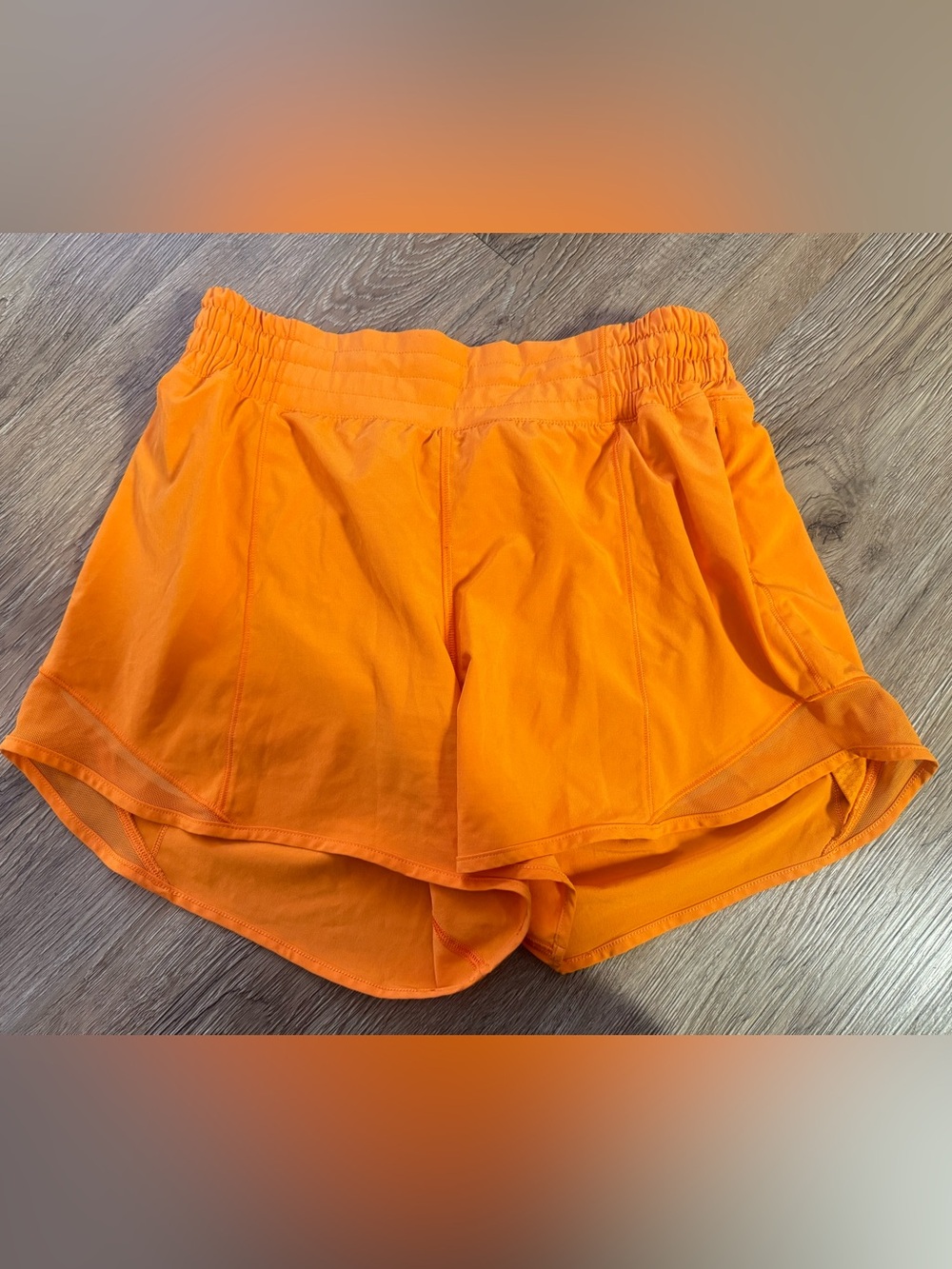 lululemon athletica Women's Bright Orange Running Shorts